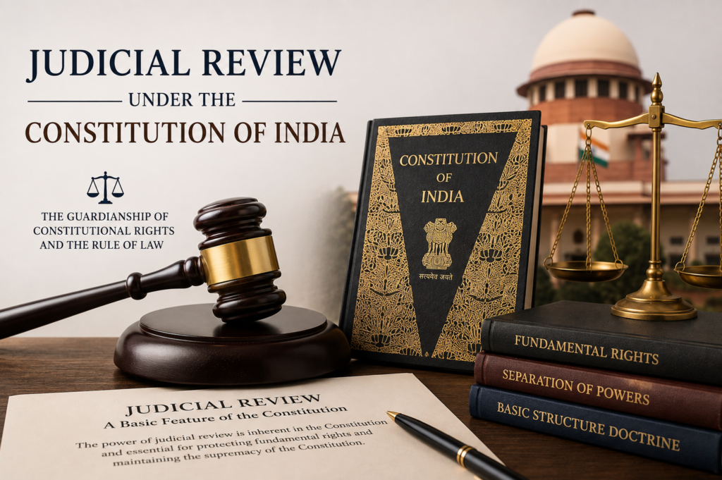 Judicial Review under the Constitution of India: Scope and Significance